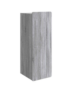 Mobiletto a muro Sonoma grigio 33 x 34,5 x 94 cm