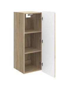 Mobiletto a muro Rovere Sonoma 33 x 34,5 x 94 cm 2