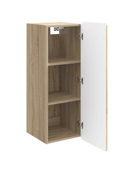 Mobiletto a muro Rovere Sonoma 33 x 34,5 x 94 cm