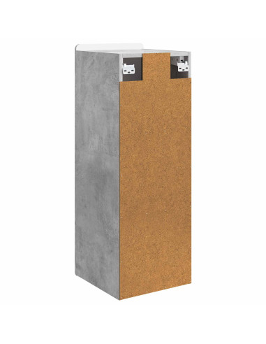 Mobiletto a muro Grigio Cemento 33 x 34,5 x 94 cm