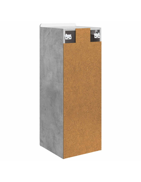 Mobiletto a muro Grigio Cemento 33 x 34,5 x 94 cm