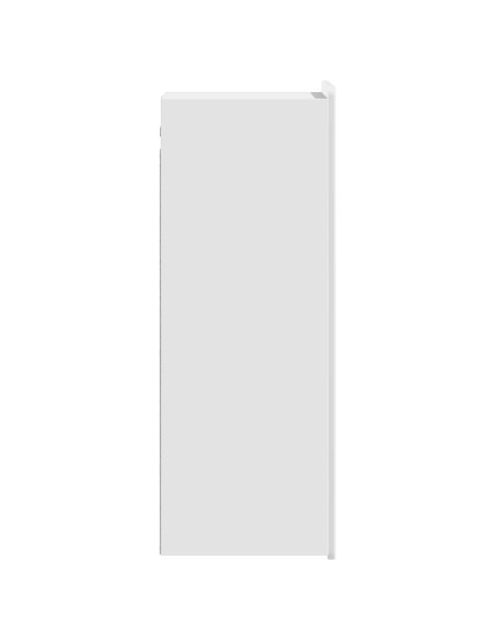 Mobiletto a muro Bianco Lucido 33 x 34,5 x 94 cm