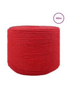 Corda Rosso 0,4 x 0,4 x 10000 cm Cotone 2