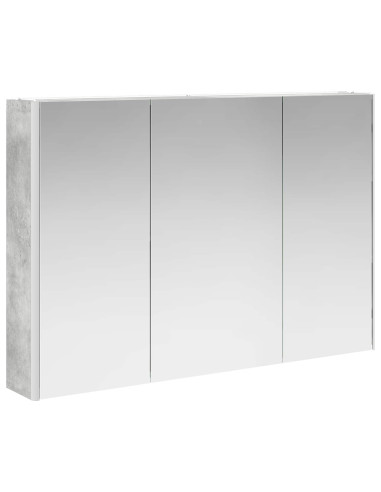Set di Armadi da Bagno 4 pcs Grigio Cemento