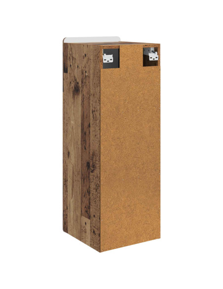 Mobiletto a muro Legno antico 33 x 34,5 x 94 cm