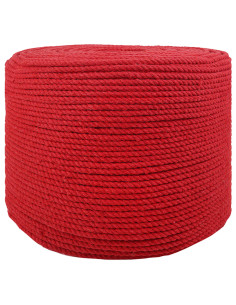 Corda Rosso 0,8 x 0,8 x 10000 cm Cotone