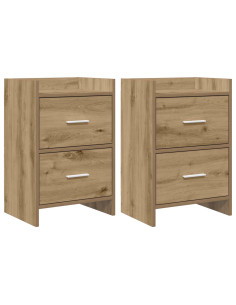 Comodini 2 pcs Rovere Artigianale 40 x 30 x 60 cm