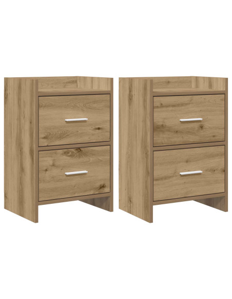 Comodini 2 pcs Rovere Artigianale 40 x 30 x 60 cm