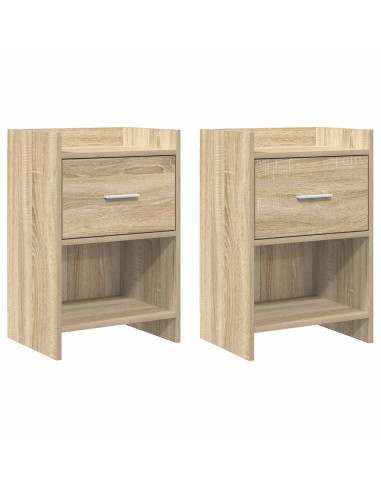 Comodini 2 pcs Rovere Sonoma 40 x 30 x 60 cm