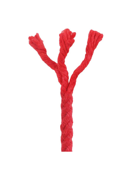 Corda Rosso 0,6 x 0,6 x 5000 cm Cotone