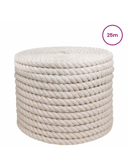 Corda di Juta 24 Bianco 100% juta Tossa