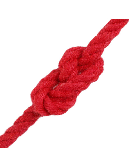 Corda Rosso 0,6 x 0,6 x 10000 cm Cotone