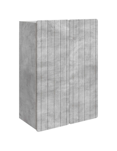 Mobiletto a muro Grigio Cemento 66 x 34,5 x 92 cm