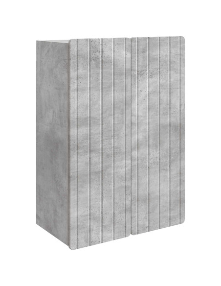 Mobiletto a muro Grigio Cemento 66 x 34,5 x 92 cm