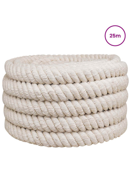 Corda di Juta 30 Bianco 100% juta Tossa