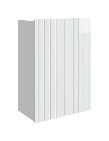 Mobiletto a muro Bianco Lucido 66 x 34,5 x 92 cm
