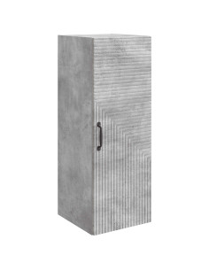 Mobiletto a muro Grigio Cemento 33 x 34,5 x 90 cm