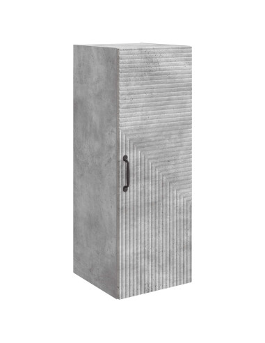 Mobiletto a muro Grigio Cemento 33 x 34,5 x 90 cm
