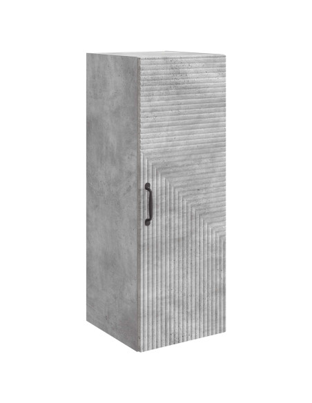 Mobiletto a muro Grigio Cemento 33 x 34,5 x 90 cm