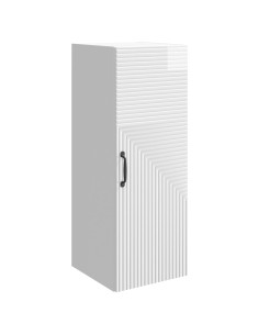 Mobiletto a muro Bianco Lucido 33 x 34,5 x 90 cm