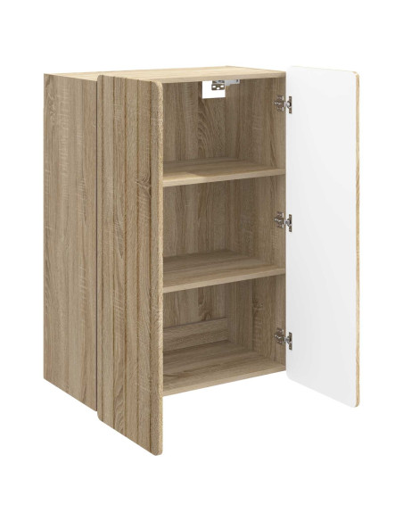 Mobiletto a muro Rovere Sonoma 66 x 34,5 x 92 cm