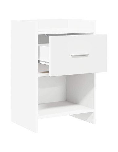 Comodini 2 pcs Bianco 40 x 30 x 60 cm Legno ingegnerizzato