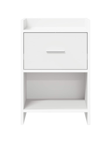 Comodini 2 pcs Bianco 40 x 30 x 60 cm Legno ingegnerizzato