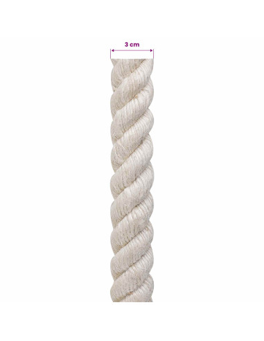 Corda di Juta 30 Bianco 100% juta Tossa