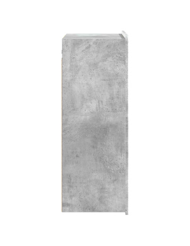 Mobiletto a muro Grigio Cemento 66 x 34,5 x 92 cm