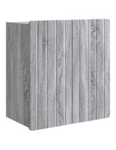 Mobiletto a muro Sonoma grigio 59 x 31 x 64 cm