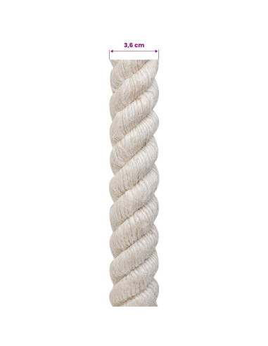 Corda di Juta 36 Bianco 100% juta Tossa