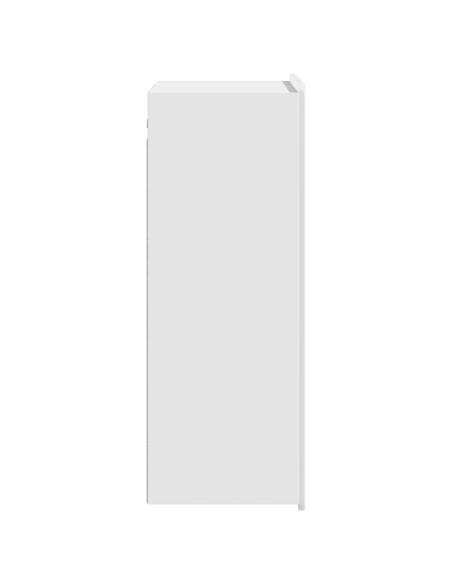Mobiletto a muro Bianco Lucido 66 x 34,5 x 92 cm