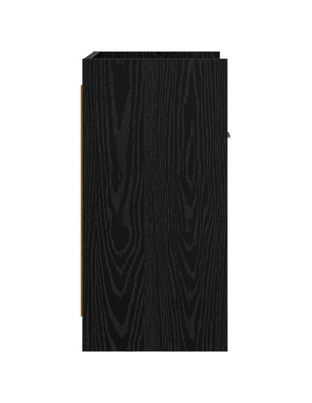 Comodini Rovere Nero 40 x 30 x 60 cm Legno ingegnerizzato