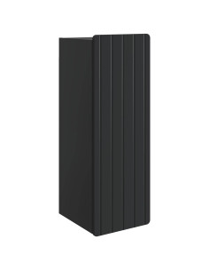 Mobiletto a muro Nero 33 x 34,5 x 94 cm Legno ingegnerizzato