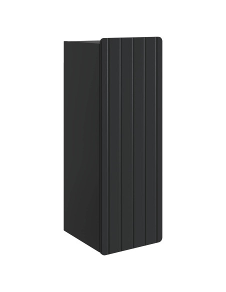 Mobiletto a muro Nero 33 x 34,5 x 94 cm Legno ingegnerizzato
