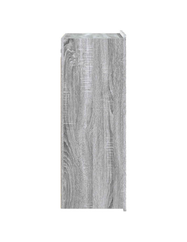 Mobiletto a muro Sonoma grigio 66 x 34,5 x 92 cm