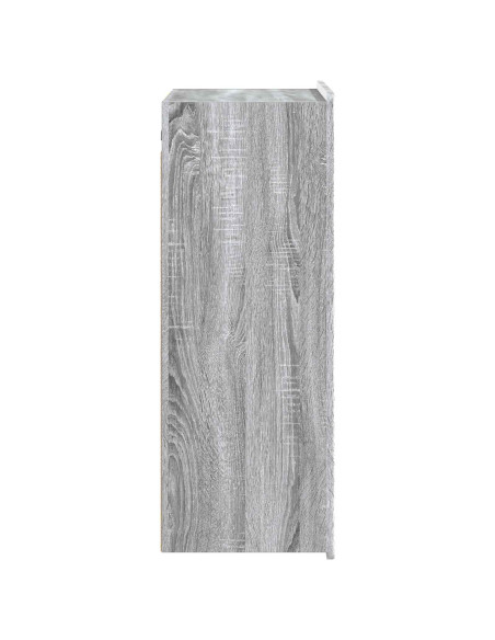 Mobiletto a muro Sonoma grigio 66 x 34,5 x 92 cm