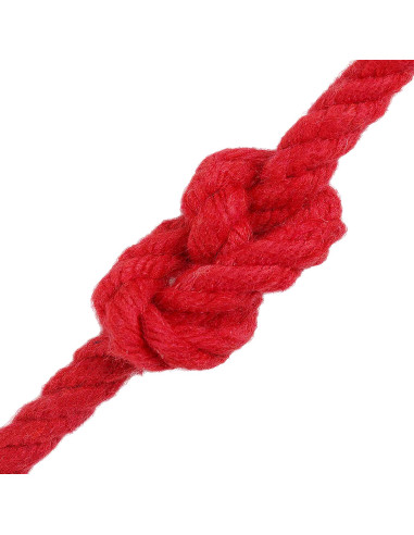 Corda Rosso 0,8 x 0,8 x 50000 cm Cotone