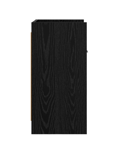 Comodini 2 pcs Rovere Nero 40 x 30 x 60 cm Legno ingegnerizzato
