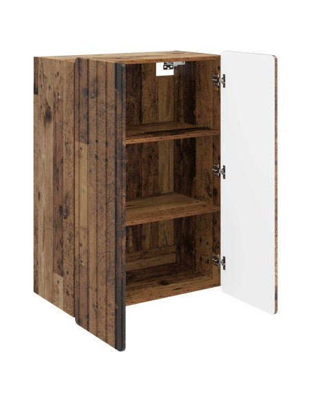 Mobiletto a muro Legno antico 66 x 34,5 x 92 cm