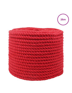 Corda Rosso 1 x 1 x 2500 cm Cotone 2