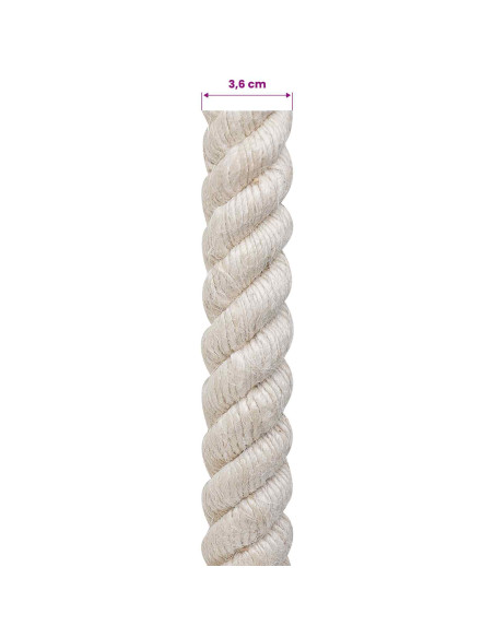 Corda di Juta 36 Bianco 100% juta Tossa