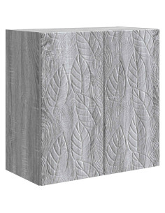 Mobiletto a muro Sonoma grigio 59 x 31 x 60 cm