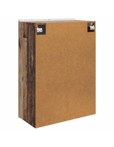Mobiletto a muro Legno antico 66 x 34,5 x 92 cm