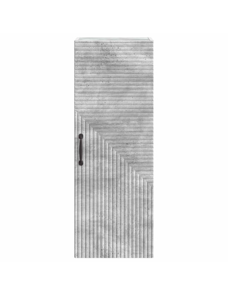 Mobiletto a muro Grigio Cemento 33 x 34,5 x 90 cm