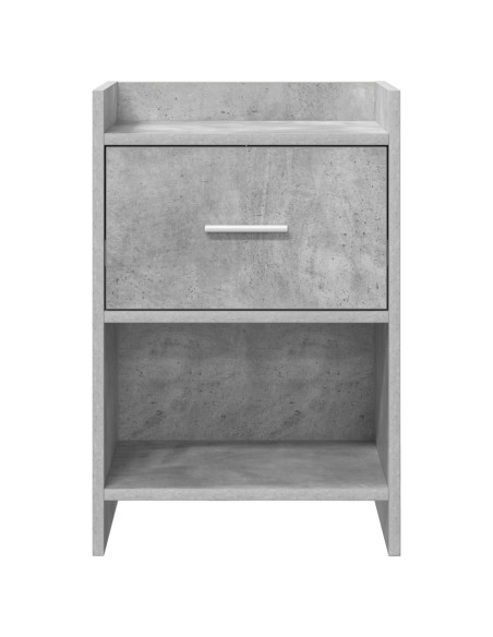 Comodini Grigio Cemento 40 x 30 x 60 cm Legno ingegnerizzato