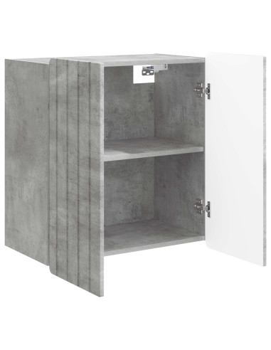 Mobiletto a muro Grigio Cemento 59 x 31 x 64 cm