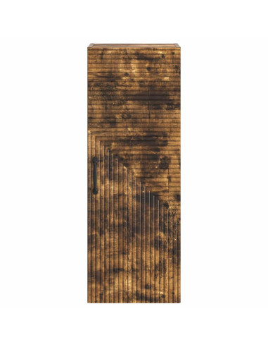 Mobiletto a muro Rovere Fumo 33 x 34,5 x 90 cm