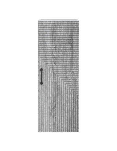 Mobiletto a muro Sonoma grigio 33 x 34,5 x 90 cm