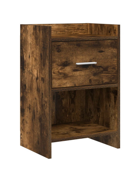Comodini Rovere Fumo 40 x 30 x 60 cm Legno ingegnerizzato